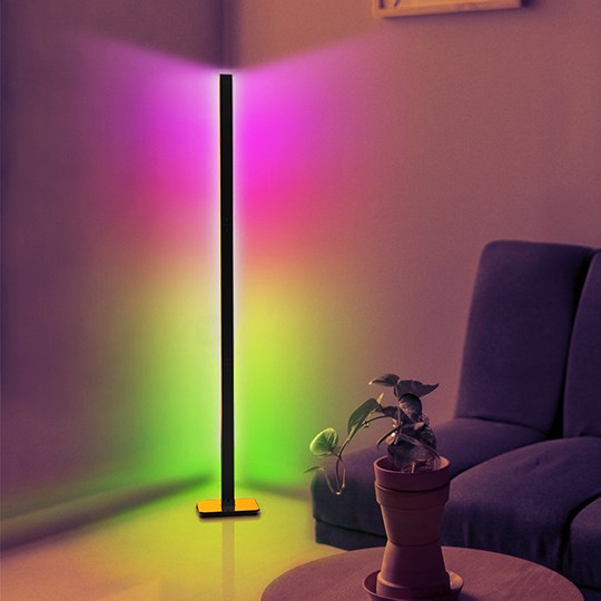 M69-B RGB+IC podna lampa crna 10W LED sa daljinskim 20 tastera i adapterom 5V 2A Mitea Lighting