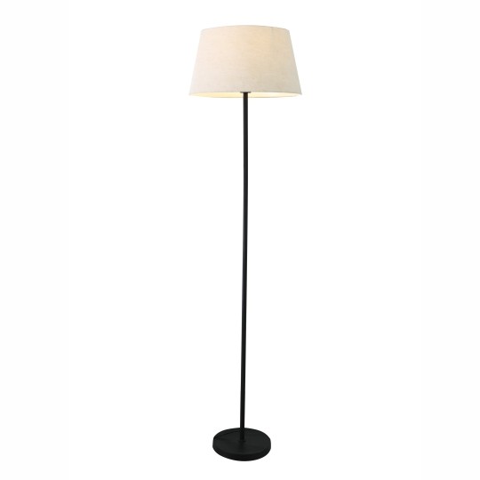 M41-C CRNA+BEŽ Podna lampa 1xE27 Mitea Lighting