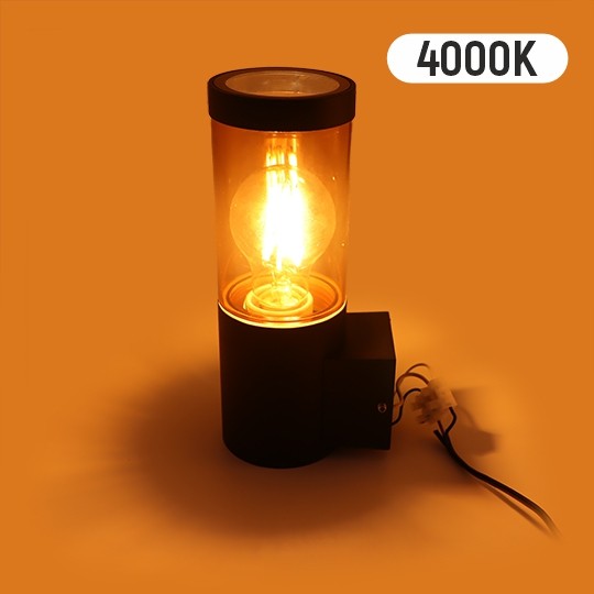M914 C CRNA 1xE27 max. 25W IP54 baštenska lampa zidna Mitea Lighting