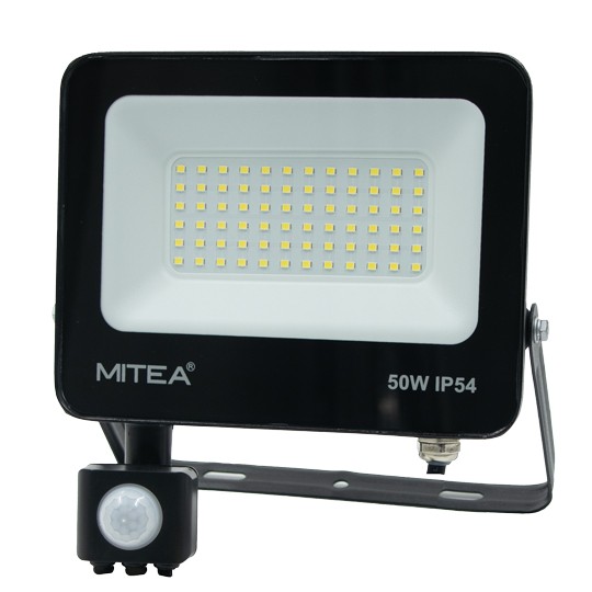 M490050-RLS-C5 6500K SMD ECO LED reflektor sa senzorom 50W CRNI IP54 Mitea Lighting