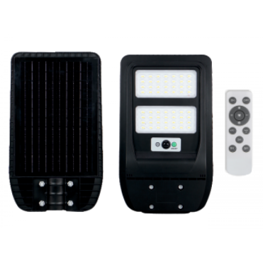 M452200-C4 200W 6500K crni IP65 ALL IN ONE solarna LED ulična svetiljka ABS radar senzor crna + daljinski Mitea Lighting