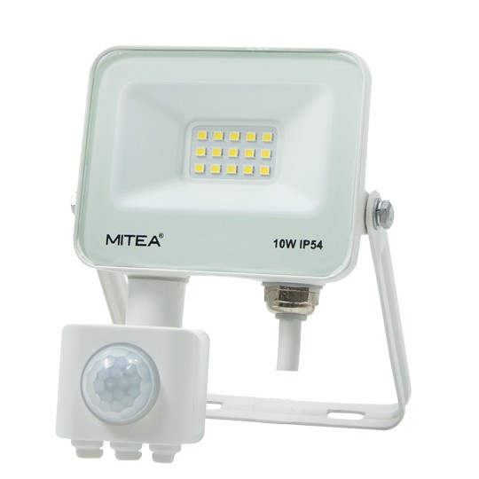 M490010-RLS-B5 6500K SMD ECO LED reflektor sa senzorom 10W BELI IP54 Mitea Lighting