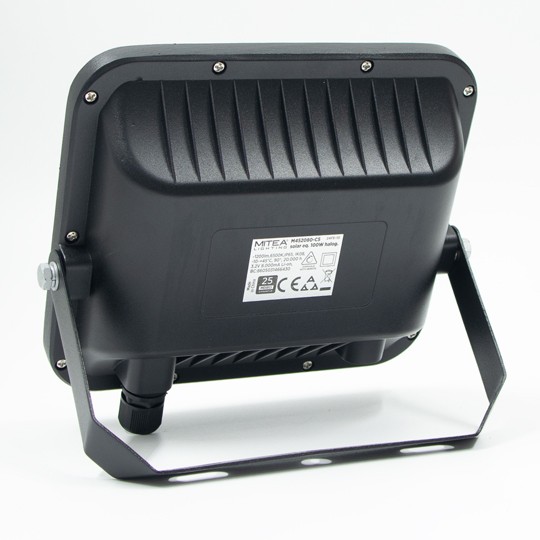 M452080-C5 100W 6500K crni IP65 solarni LED reflektor set AL body Mitea Lighting