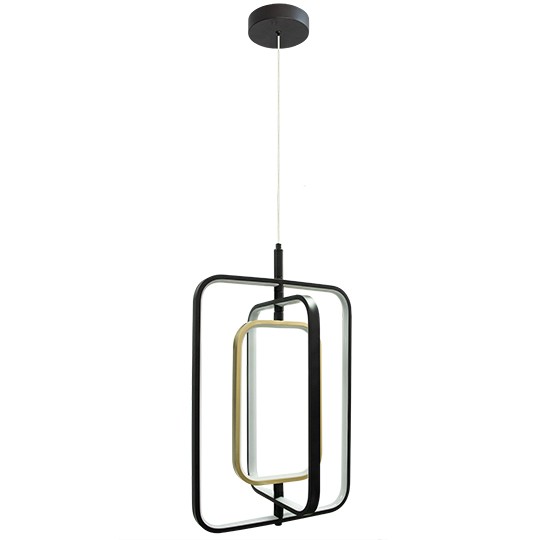 M205496-GB LED visilica zlatno-crno-bela 3000-6000K Mitea Lighting