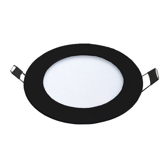 M6UO-BK 6W 4000K crni ugradni okrugli LED panel Mitea Lighting