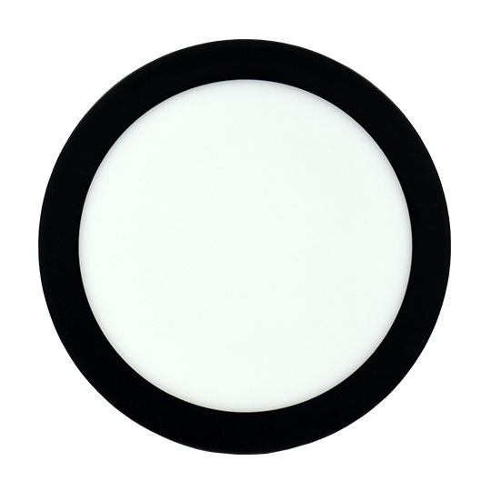 M18NO-BK-CCT 18W 3000~6500K crni nadgradni okrugli LED panel Mitea Lighting