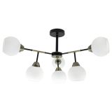 M11090-6 Max.60W 220~240V crno-zlatni 6xE27 luster Mitea Lighting