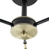 M11090-6 Max.60W 220~240V crno-zlatni 6xE27 luster Mitea Lighting