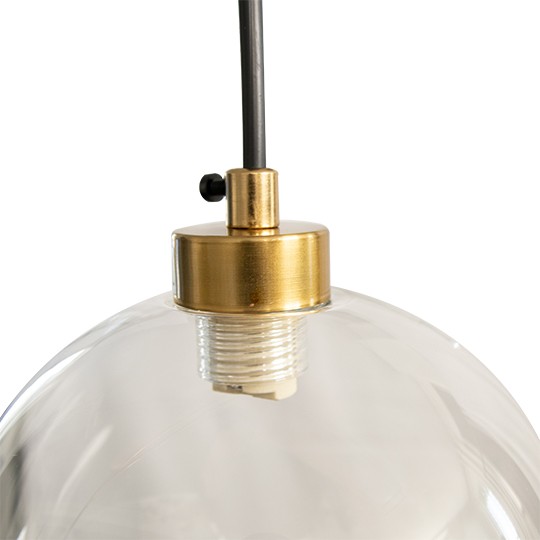 M11091-2 Max.40W 220~240V crno-zlatni 2xG9 luster Mitea Lighting