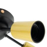 M11093-5 Max.60W 220~240V crno-zlatni 5xE27 luster Mitea Lighting