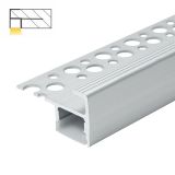 MA06-A SIVI Aluminijumski profil za LED trake 40x22x2000mm za pločice/stepenice sa difuzorom 2m Mitea Lighting