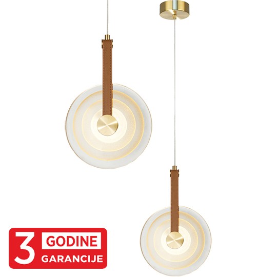 ALTO MAP9442-1L 5W 3000K zlatna LED visilica 3Y Mitea Lighting