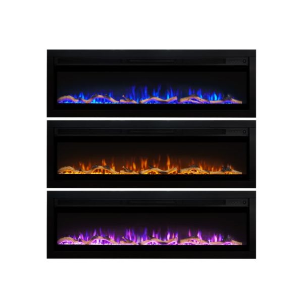 PROSTO električni 40″ 2u1 multikolor kamin 2000W