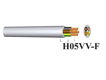 Provodnici sa pojačanom izolacijom i plaštom od PVC mase H05VV-F
