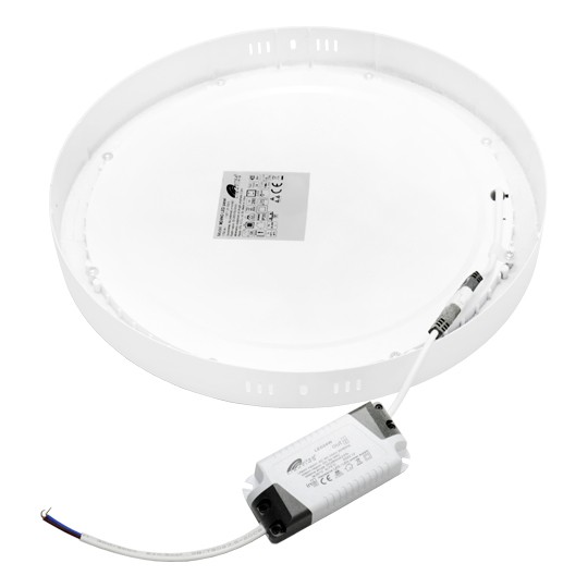 M24NO 24W 6500K beli nadgradni okrugli LED panel Mitea Lighting