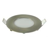 M3UO-SN 3W 6500K saten nikl ugradni okrugli LED panel Mitea Lighting