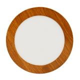 M12NO-WD 12W 6500K boja drveta nadgradni okrugli LED panel Mitea Lighting