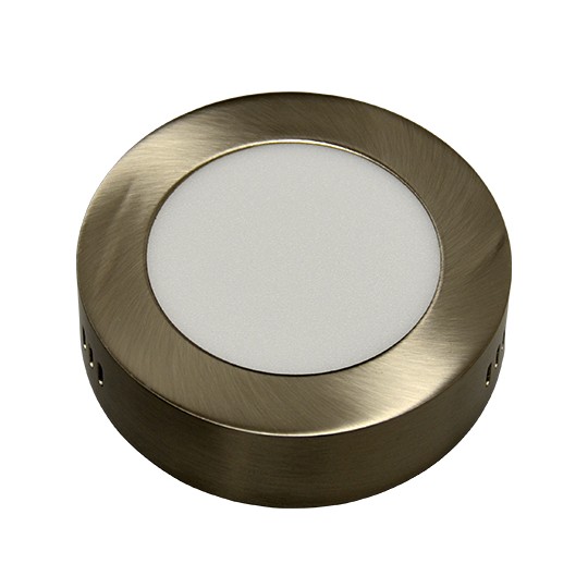 M6NO-SN 6W 6500K saten nikl nadgradni okrugli LED panel Mitea Lighting