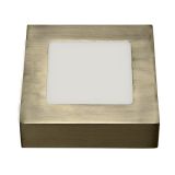 M6NK-SN 6W 6500K saten nikl nadgradni kvadratni LED panel Mitea Lighting