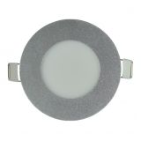 M3UO-SIL 3W 6500K srebrni ugradni okrugli LED panel Mitea Lighting
