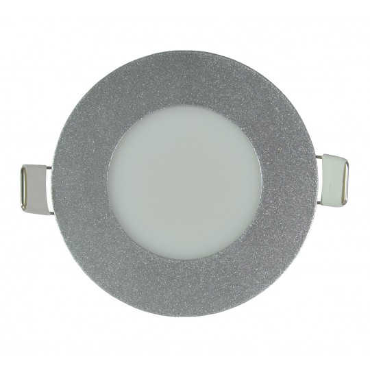 M3UO-SIL 3W 6500K srebrni ugradni okrugli LED panel Mitea Lighting
