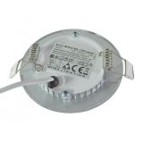 M3UO-SIL 3W 6500K srebrni ugradni okrugli LED panel Mitea Lighting