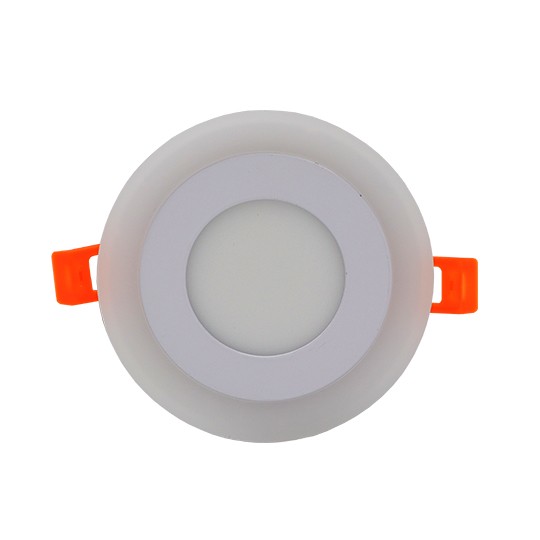 M3UO-D 3W+3W 6500K+zelena ugradni okrugli LED panel Mitea Lighting