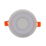 M3UO-D 3W+3W 6500K+crvena ugradni okrugli LED panel Mitea Lighting