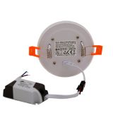 M3UO-D 3W+3W 6500K+crvena ugradni okrugli LED panel Mitea Lighting