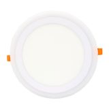 M18UO-D 18+6W 6500K+plava ugradni okrugli LED panel Mitea Lighting