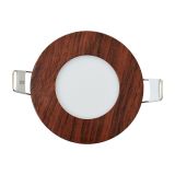 M3UO-WDD 3W 6500K boja drveta ugradni okrugli LED panel Mitea Lighting
