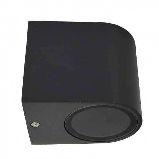 M952011 C CRNA 1xGU10 IP44 baštenska lampa zidna Mitea Lighting
