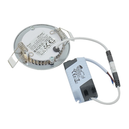 M3UO-CH 3W 3000K hrom ugradni okrugli LED panel Mitea Lighting