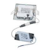 M3UK-CH 3W 6500K hrom ugradni kvadratni LED panel Mitea Lighting
