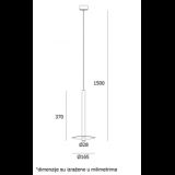 ARIA 22 VISILICA LED 6W 3000K MESING
