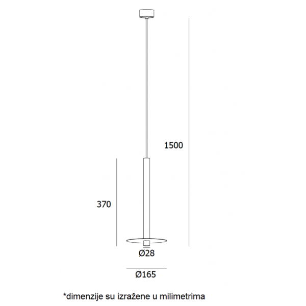 ARIA 22 VISILICA LED 6W 3000K MESING