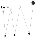 ARIA 24 VISILICA LED 3*4W 3000K CRNA