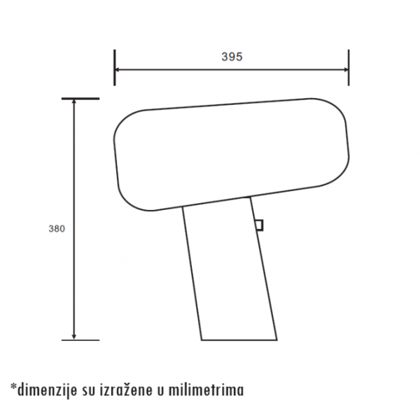 ARIA 63 STONA LAMPA 1*E14