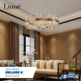 BELORE  4 LUSTER LED 50W 3000K MESING