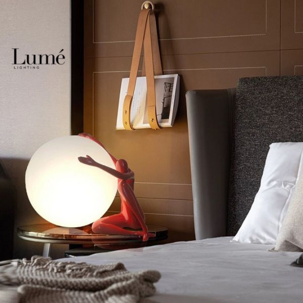 BELORE 51 STONA LAMPA 1*E27 MAROON