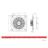 BVN-VENTILATOR 4M 350-BK (WOKS)