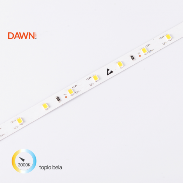 DAWN LED TRAKA HL 2835-60-WW 12V IP20 (5met, 4.8W/m, 8mm)