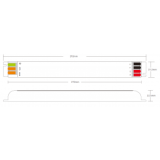 DAWN LED NAPAJANJE SLIM 24V 250W 250WHH-24
