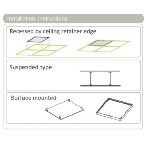 DAWN LED PANEL HN-PL12030 40W 6500K