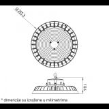DAWN LED REFLEKTOR HBB-150W 4000K 90° IP65