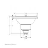 DAWN LED SIJALICA AR111 GU10 DIM. 11W 2700K 950lm 24°