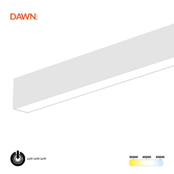 DAWN LED SVETILJKA LT-T-020 24W/32W/40W CCT BELA 1,2 met