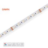 DAWN LED TRAKA HL 5050-60-RGBWW 24V IP20 (5met, 19.2W/m, 12mm)