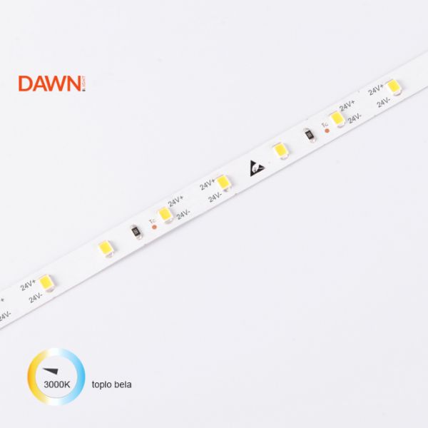 DAWN LED TRAKA HL 2835-60-WW 24V IP20 (5met, 4.8W/m, 8mm)