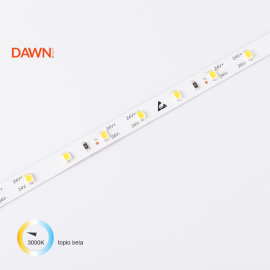 DAWN LED TRAKA HL 2835-60-WW 24V IP20 (5met, 4.8W/m, 8mm)